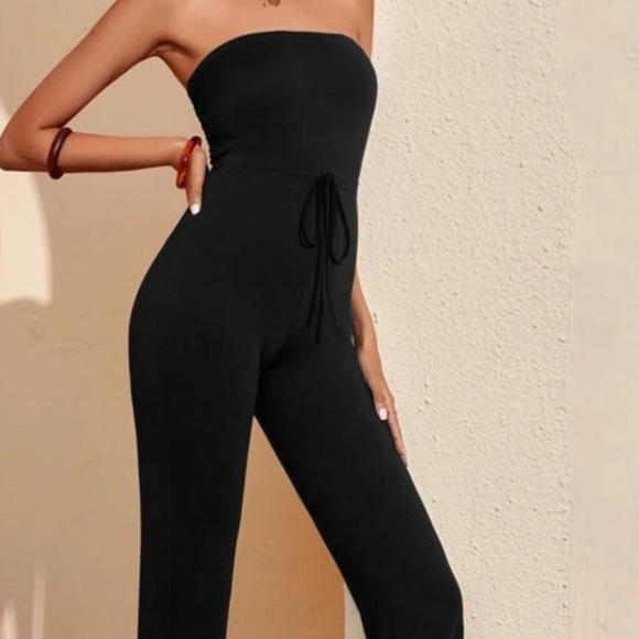 NWOT Kim Kardashian strapless jumpsuits - Picture 7 of 12